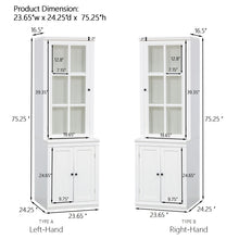 Load image into Gallery viewer, Retro Style Hutch Cabinet With Glass Door, China Cabinet For Home
