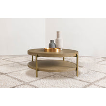 Load image into Gallery viewer, Benson - Round Table With Storage Shelf