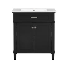 Load image into Gallery viewer, Bathroom Vanity With Ceramic Basin, Soft Close Door And Adjustable Shelves