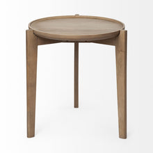 Load image into Gallery viewer, 24" Round End Table - Brown