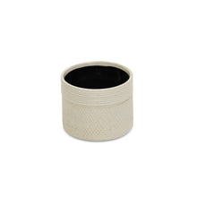 Load image into Gallery viewer, Dotted Round Pot Planter (487450) - Off White