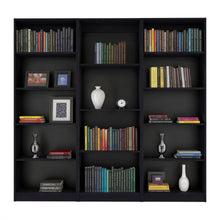 Load image into Gallery viewer, Four Tier Bookcases (Set of 3) - Black