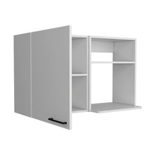 Load image into Gallery viewer, 39" Wood Wall Mounted Accent Cabinet With Single Door - White