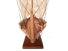 Load image into Gallery viewer, Hand Painted Model Boat (624207) - Light Brown / Beige