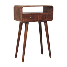 Load image into Gallery viewer, Solid Wood Curved Console Table