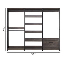 Load image into Gallery viewer, Monica - Walk-In Closet System With Modular Design - Rustic