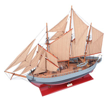Load image into Gallery viewer, Hand Painted Model Boat - Red / Beige