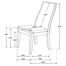 Load image into Gallery viewer, Upholstered Dining Chair (Set of 2) - Taupe / Brown