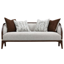 Load image into Gallery viewer, Houston - Loveseat - Pebble / Walnut