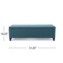 Load image into Gallery viewer, Contemporary Storage Ottoman Bench With Upholstery