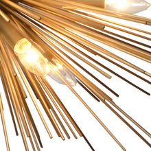 Load image into Gallery viewer, Sputnik Twelve Light Metal Chandelier - Gold