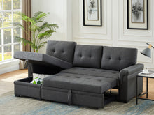 Load image into Gallery viewer, Destiny - Reversible Sleeper Sectional Sofa With Storage Chaise