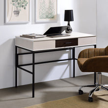 Load image into Gallery viewer, Verster - Writing Desk With USB - Black / Natural