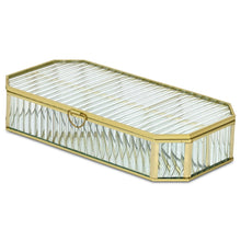Load image into Gallery viewer, Hand Painted Decorative Box (718677) - Gold
