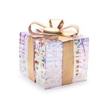 Load image into Gallery viewer, Decorative Boxes With LED (Set of 3) - Clear / Gold
