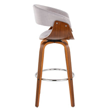 Load image into Gallery viewer, Vintage Mod - Mid Century Modern Fixed Height Barstool With Swivel With Round Footrest (Set of 2)