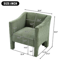 Load image into Gallery viewer, Barrel Accent Chair With Enclosed Arms