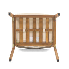 Load image into Gallery viewer, Outdoor Acacia Wood Dining Armchair With Cushion (Set of 2)