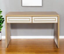 Load image into Gallery viewer, 48" Mirrored Glass Console Table - Gold