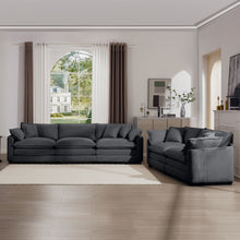 Load image into Gallery viewer, Elegant Oversized Sectional Sofa Set With Deep Seats And Flexible Layout