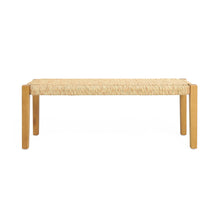 Load image into Gallery viewer, Angie - Bench Outdoor Seating Acacia Wood Faux Rattan - Teak