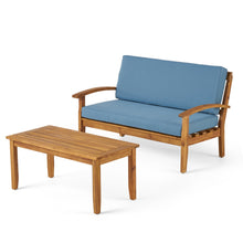 Load image into Gallery viewer, Outdoor Chat Set With Coffee Table And Loveseat