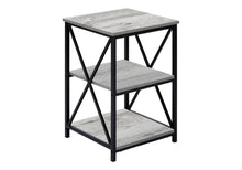 Load image into Gallery viewer, 3 Tier Accent Table, Side Marble Look Contemporary & Modern