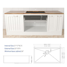 Load image into Gallery viewer, Modern Style Undermount Sink With Stainless Steel, Deep Single Bowl