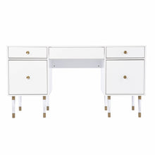 Load image into Gallery viewer, Writing Desk With Four Drawers - White