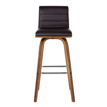 Load image into Gallery viewer, Swivel Low Back Bar Height / Bar Chair - Brown