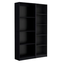 Load image into Gallery viewer, Multi Tier Bookcases (Set of 2) (546335) - Black