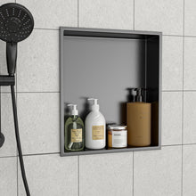 Load image into Gallery viewer, Stainless Steel Shower Niche With Seamless Design For Bathroom Storage