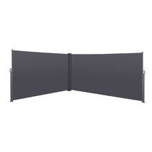 Load image into Gallery viewer, Retractable Side Awning, Waterproof & UV-Resistant, Privacy Screen Divider Roll Up Balcony - Gray