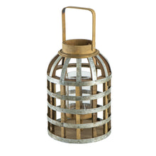 Load image into Gallery viewer, Decorative Lantern With Handle, Wooden Lantern For Indoor Outdoor, Home Garden Wedding