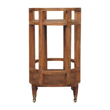 Load image into Gallery viewer, Solid Wood Solid Console Table With Shelf With Two Drawers (719162) - Brown