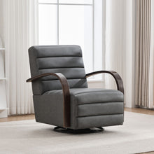 Load image into Gallery viewer, 360° Swivel Accent Chair With Armrests, Comfy Lounge