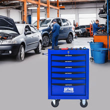 Load image into Gallery viewer, Rolling Metal Tool Chest With Drawers, Steel Storage Cabinet With Ball Bearing Slides