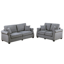 Load image into Gallery viewer, Contemporary 2 Piece Sofa Set With Matching Pillows