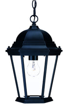 Load image into Gallery viewer, Lantern Beveled Metal Dimmable Chandelier With Clear Shades - Black