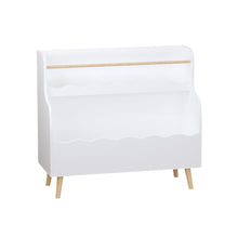 Load image into Gallery viewer, Kids Bookcase, Children Book Organizer Toy Storage Cabinet - White