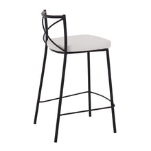 Load image into Gallery viewer, Modern Charlotte - Contemporary Fixed Height Counter Stool (Set of 2)