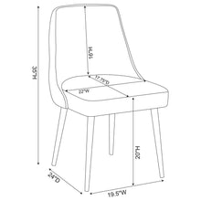 Load image into Gallery viewer, Curved Back Side Chair (Set of 2)