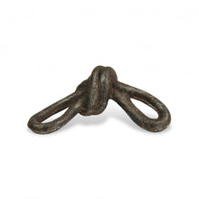 Load image into Gallery viewer, Knot Tabletop Sculpture - Gray / Rust