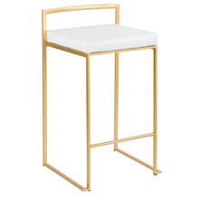 Load image into Gallery viewer, Fuji - Contemporary / Glam Design Counter Stool (Set of 2)