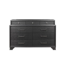 Load image into Gallery viewer, Solid Wood Nine Drawer Double Dresser - Gray
