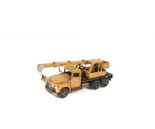 Load image into Gallery viewer, Crane Truck Sculpture - Yellow