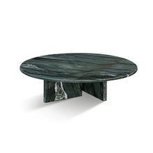 Load image into Gallery viewer, Diamond - Marble Coffee Table, Living Room Centerpiece, Genuine Stone - Green