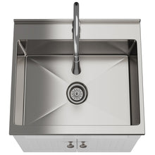 Load image into Gallery viewer, Beckham - Laundry Cabinet & Faucet And Stainless Steel Sink