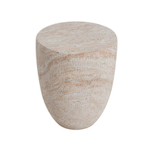 Load image into Gallery viewer, Outdoor / Indoor Lightweight, Concrete Side Table, Travertine - Beige
