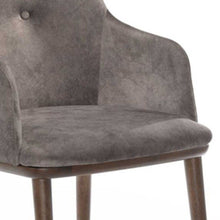 Load image into Gallery viewer, Modern Dining Chairs (Set of 2) - Gray / Walnut